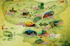 桂林景点地图(长沙景点地图)