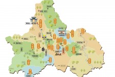 桂林景点地图(景点地图手绘)
